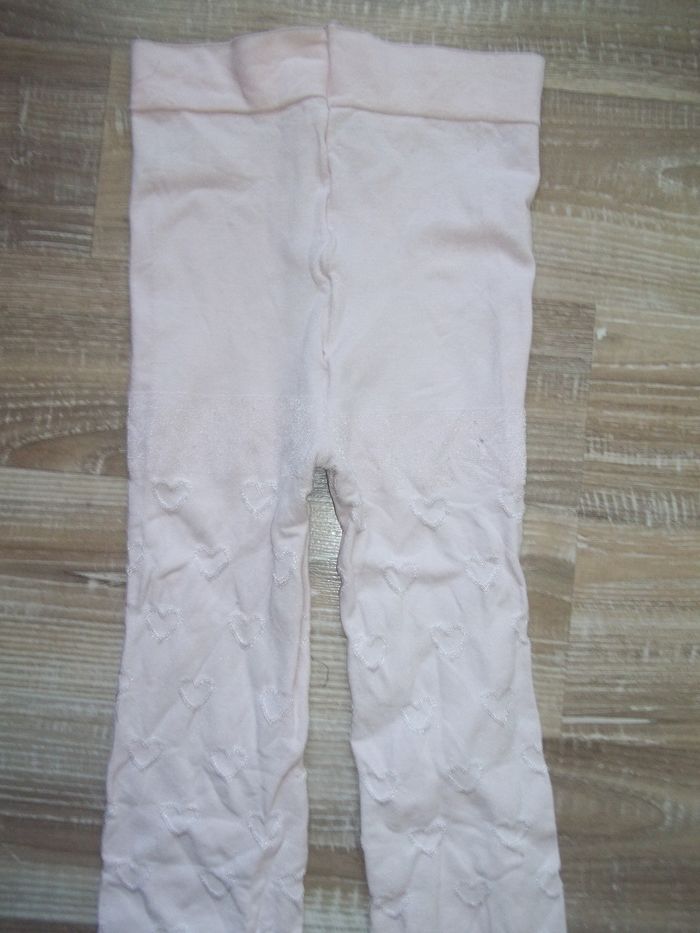 Collant opaque rose clair coeurs relief Tex 6/7 ans - photo numéro 4