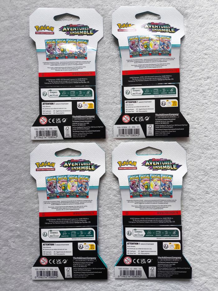 Artset Booster Blister Pokémon EV9 : Aventures Ensembles Neuf Scellé FR - photo numéro 3
