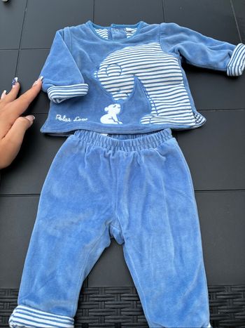 Pyjama bébé garçon 3 mois velour