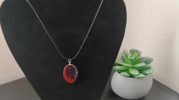 🍁 magnifique collier résine 🍁