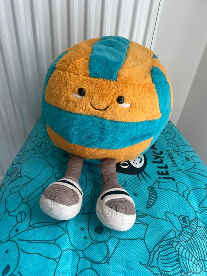 Peluche Jellycat ballon de beach volley - Sports Amuseable - photo numéro 9