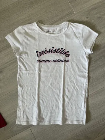 Tee shirt fille irresistible comme maman