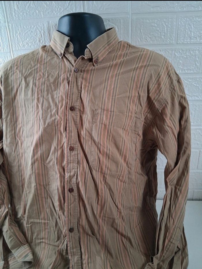 Chemise Vintage Tacot Bleu taille L - photo numéro 3
