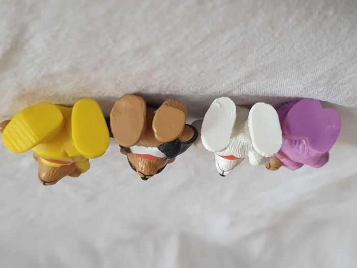 8 Lot de 4 figurines ours message Weetos Weetabix 1997 vintage - photo numéro 4