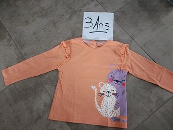 Tee shirt manches longues 3 ans gemo
