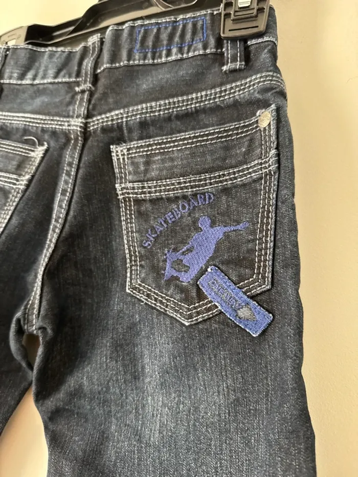 👖jean brut - garçon - 110 cm - très bon état -lupilu - skateboard - photo numéro 9