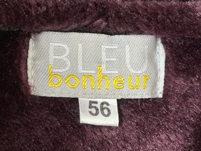 Veste mauve Bleu bonheur - Taille 56 - photo numéro 4