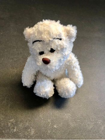 Peluche nounours blanc