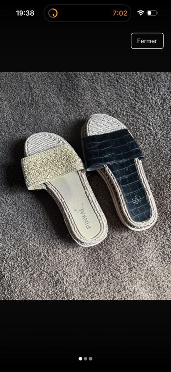 Lot paires de sandales 
