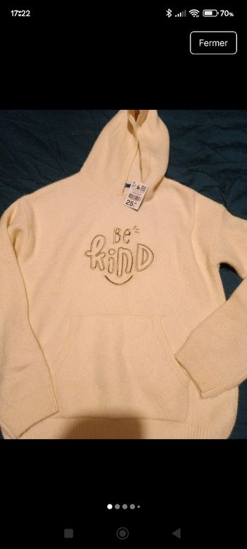 Sweat pilou polaire 14 ans neuf