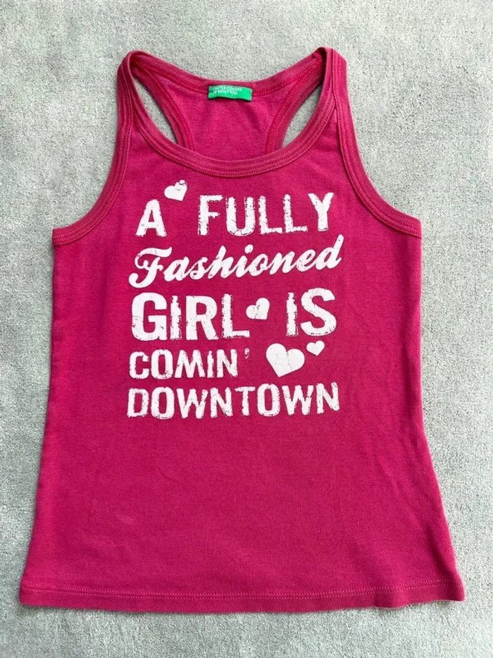 Débardeur Benetton 8 ans