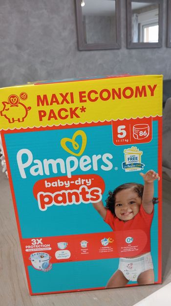 Maxi pack Pampers pants  taille 5