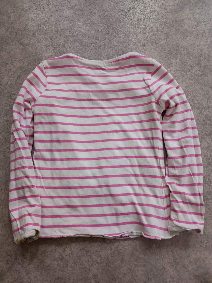 Tee-shirt dpam 6 ans réversible - photo numéro 5