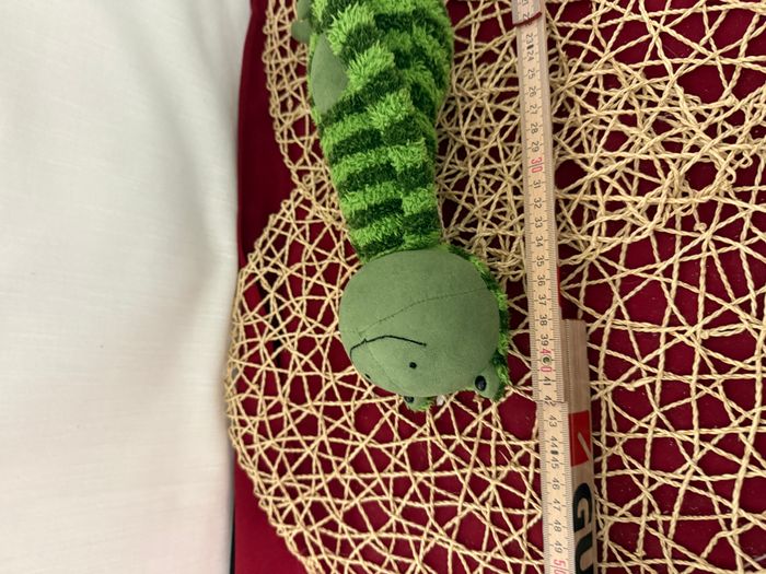 JELLYCAT London Frederick la grenouille à rayures vertes, peluche souple de 43 cm - photo numéro 4