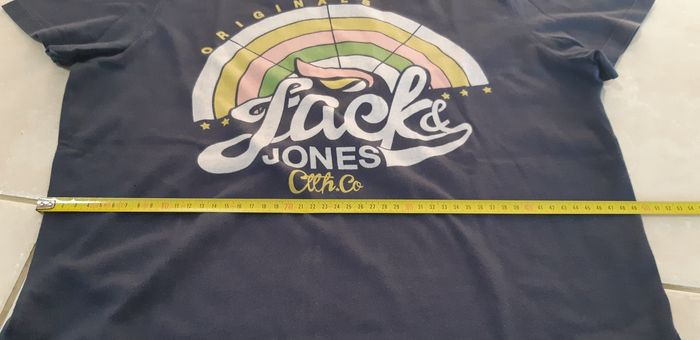 Tee-shirt homme taille L Jack & Jones marine - photo numéro 8