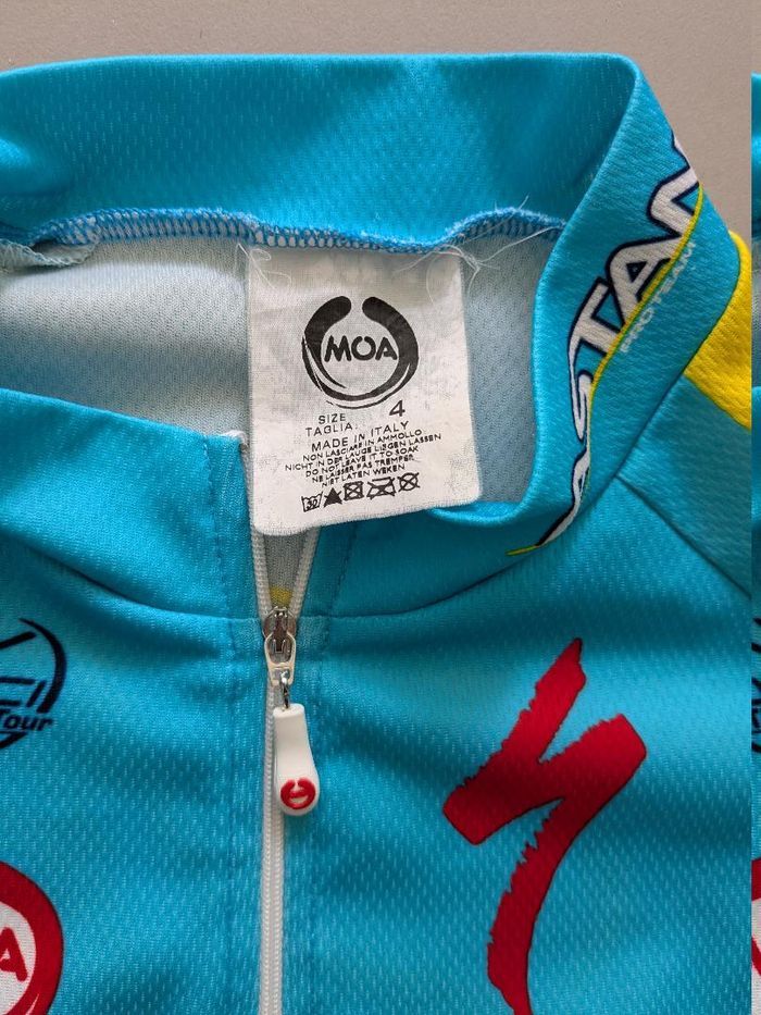 Maillot vélo vintage Moa Astana Taille 4 - photo numéro 2