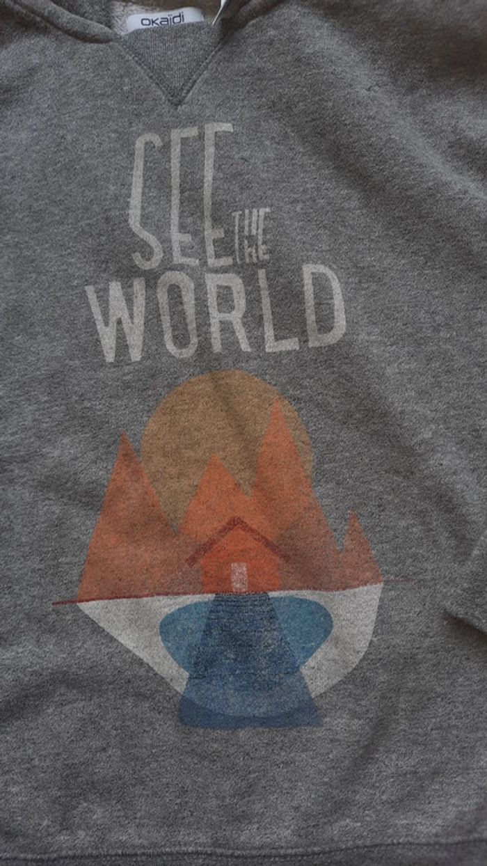 Sweat okaidi 10 ans - photo numéro 3