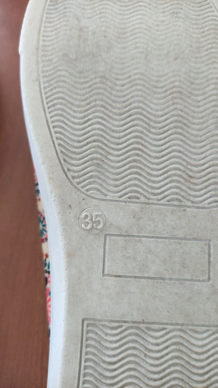 Ballerines tissu à motifs pointure 35 - photo numéro 17