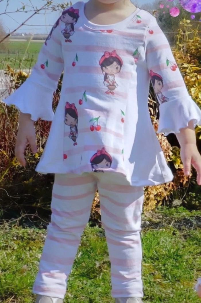 Ensemble 2 legging et 1 haut 2 ans fille - photo numéro 6