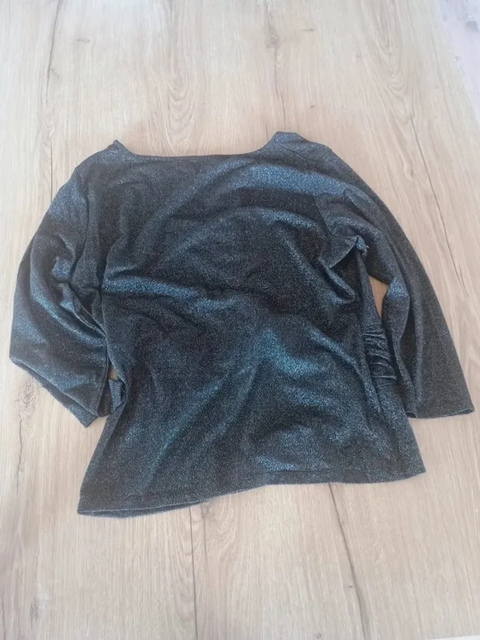 pull argenté paillette XL - photo numéro 5