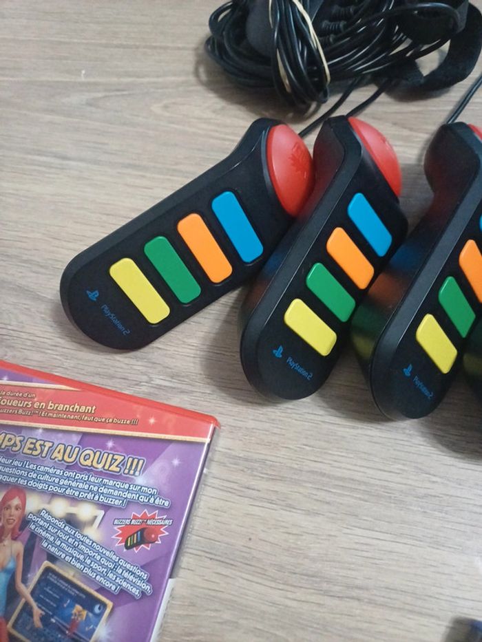 Lot Jeux Buzz + Buzzer Playstation 2 (PS2) - photo numéro 11