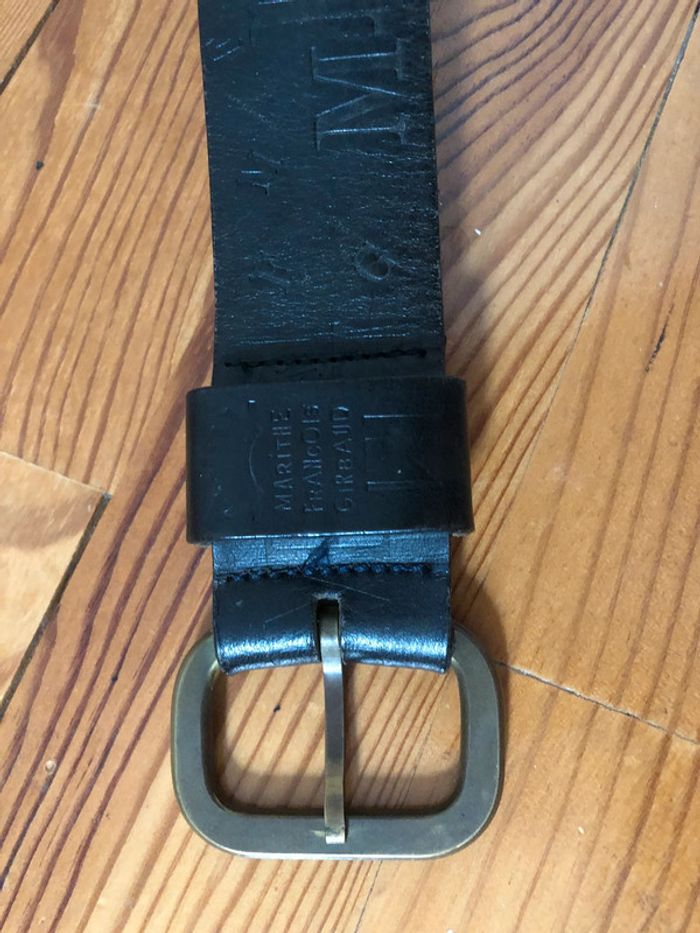 Ceinture cuir noir Marithé et François Girbaud 80 cm - photo numéro 2