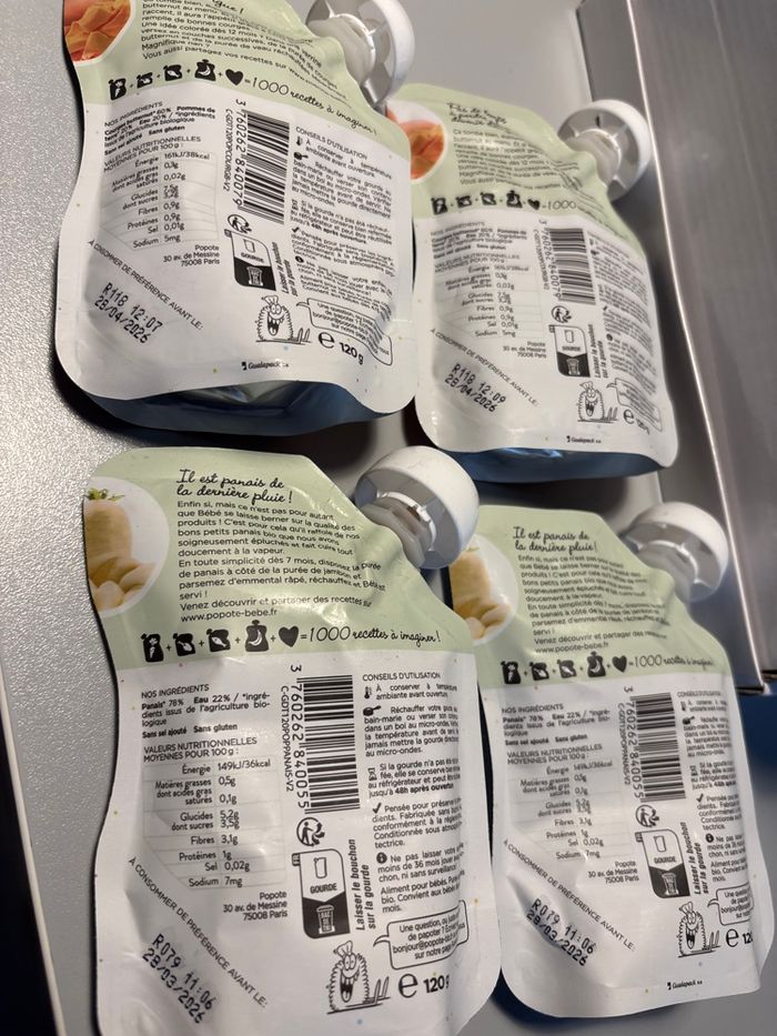 Gourdes alimentaires POPOTE - photo numéro 3