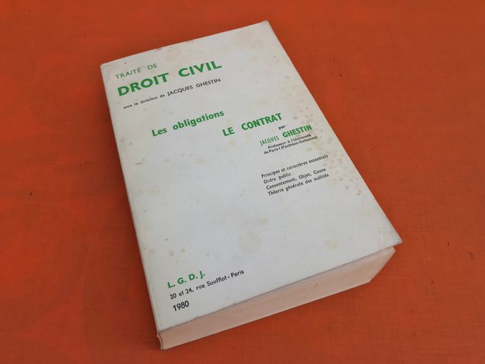 Jacques Ghestin Traité de droit civil (1980) Les Obligations Le contrat - photo numéro 9