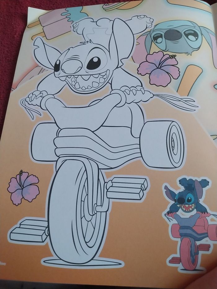 Livre de coloriages stitch et Angel - photo numéro 3