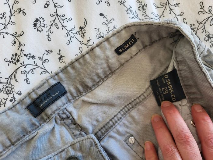 Jean gris used 29 Slim Fit - photo numéro 2