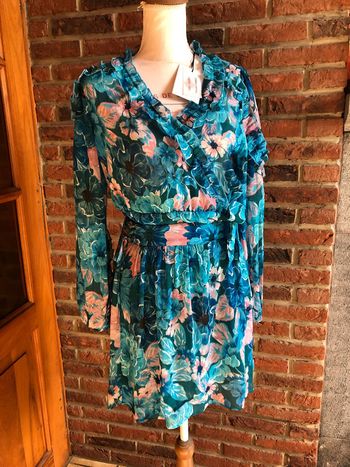 Ensemble jupe et blouse bleu naf naf - n e u v e s