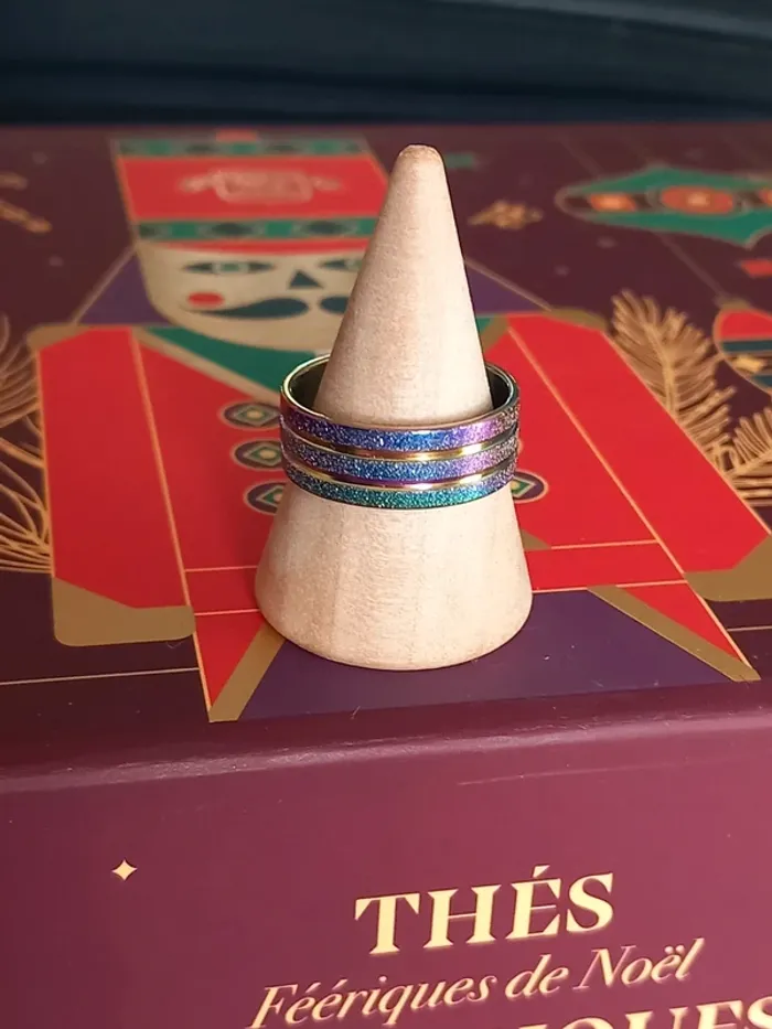 Bague en acier inoxydable taille 18 (56) - photo numéro 6