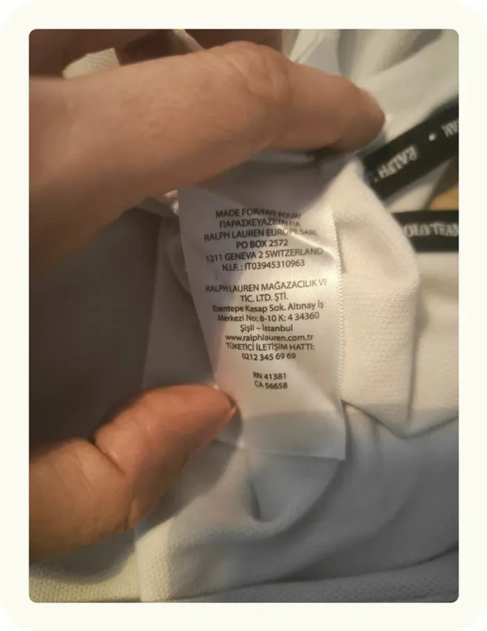 Polo manches longues homme Ralph Lauren Taille XL 42 - photo numéro 12