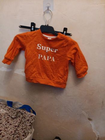 Sweat à message 12 mois u tout petit