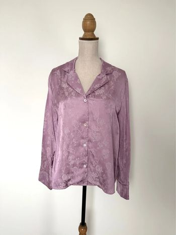 Chemise camisa Camicia Overhemd folder Blusa Camicetta haut blouse L manches longues blouse Raso