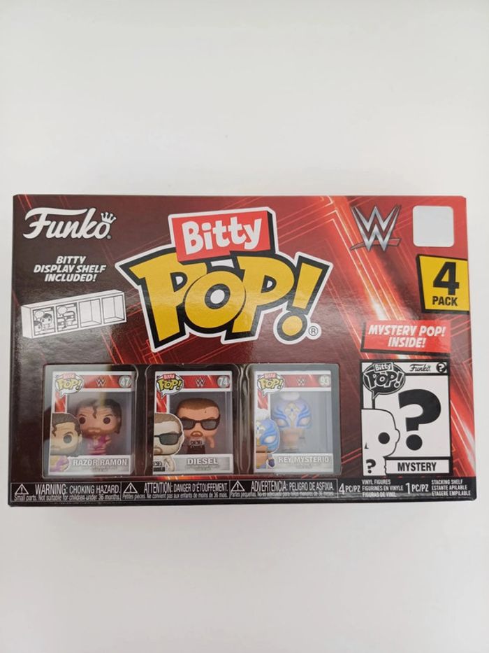 Funko Bitty Pop WWE – Mini figurines collectors – 4 par pack - photo numéro 6
