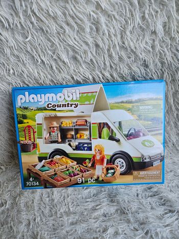 Jouet - jeux de construction playmobil 70134 camion de marché - Neuf