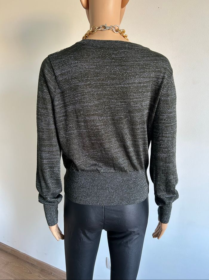 Cardigan pailleté avec sequins Jacqueline Riu taille L jamais porté - photo numéro 5