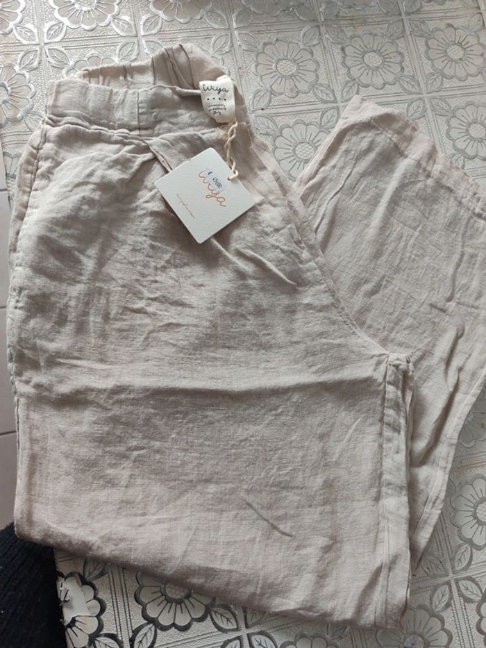 Pantalon jambes large