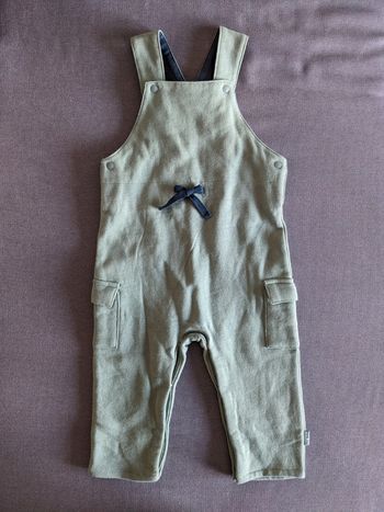 Salopette vert d'eau 12 mois