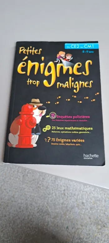 Petites énigmes trop malignes, du  CE2 au CM1,neuf