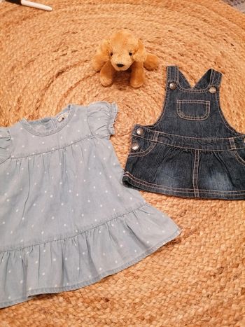 Lot de 2 petites robes 3M