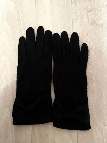 Gants noirs femme avec Noeud H&M