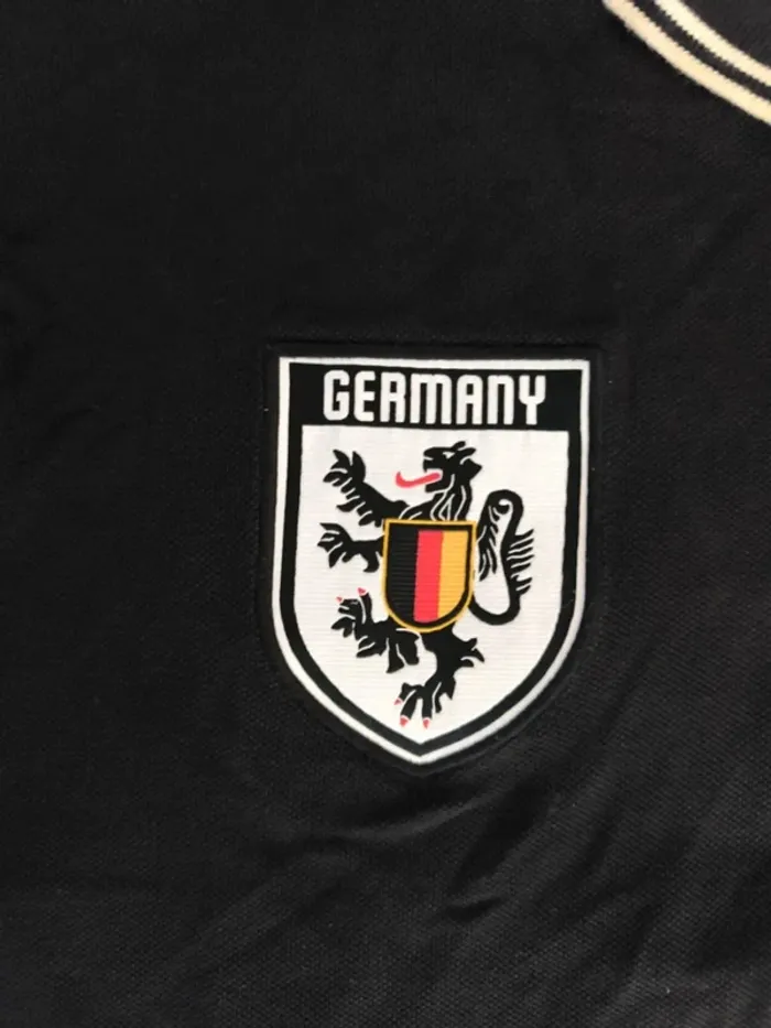 Polo Ralph Lauren homme M custom slim fit noir equipe Allemagne - photo numéro 5