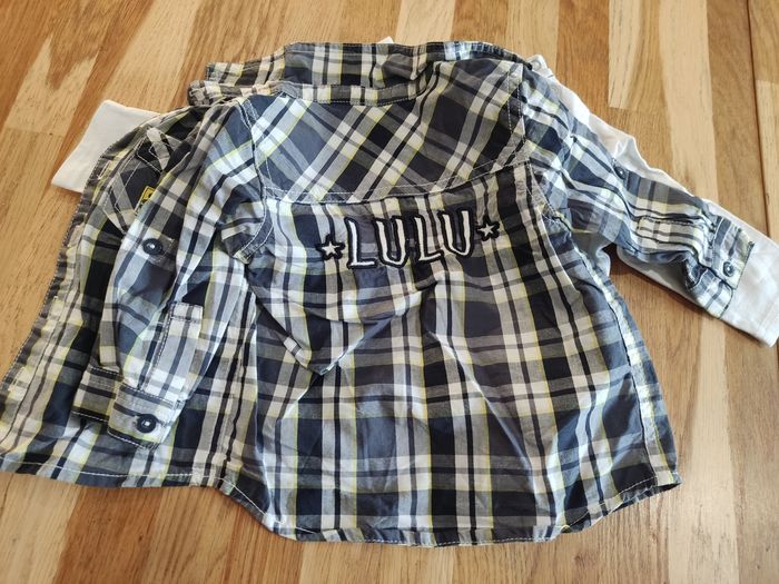 Lot chemise +t-shirt 6 mois - photo numéro 2