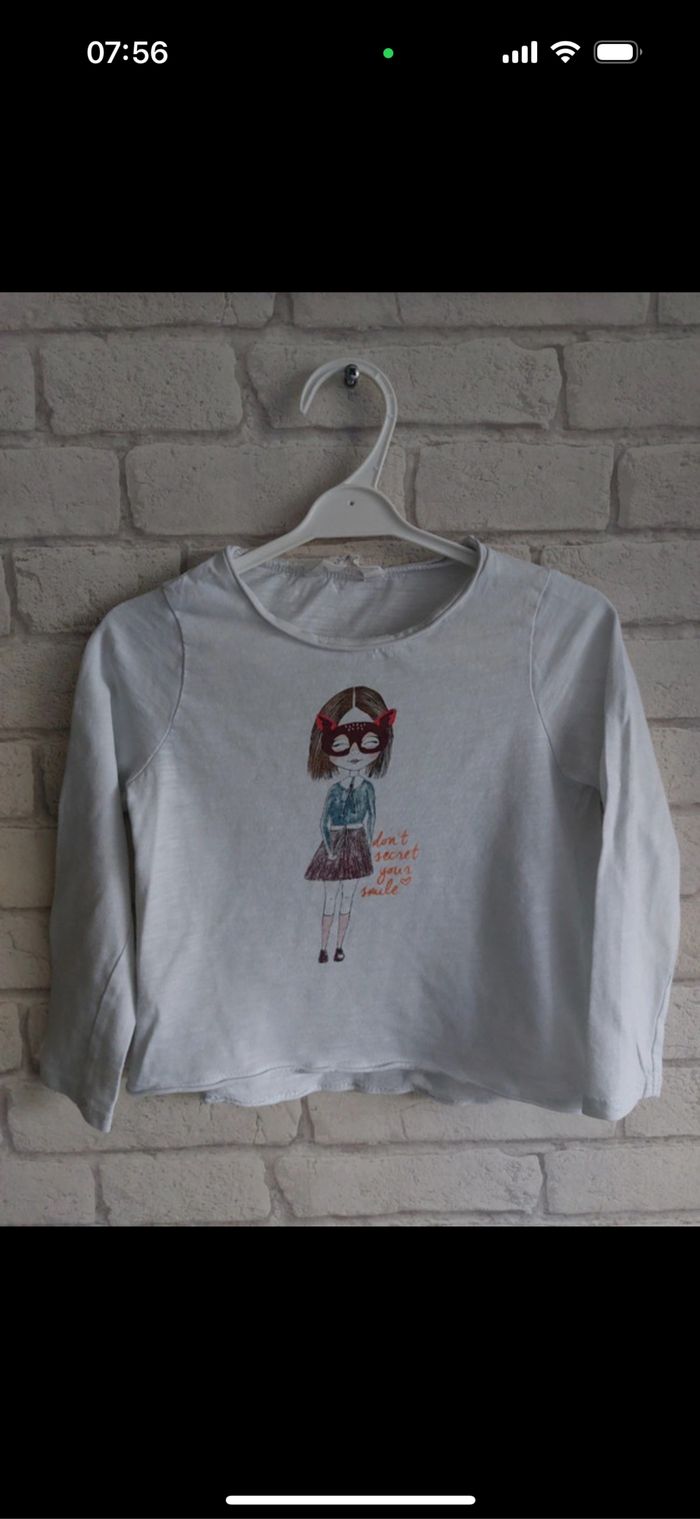 Tee shirt manches longues Mango taille 5 ans