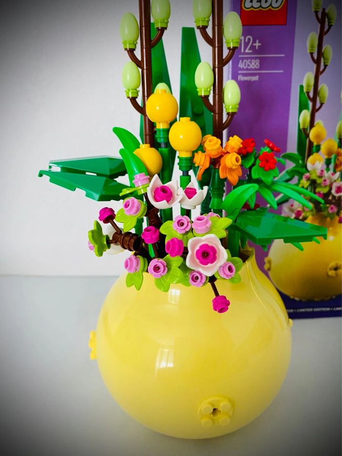 LEGO 40588 - Le Pot de Fleurs - Complet avec Boîte et Notice - photo numéro 4