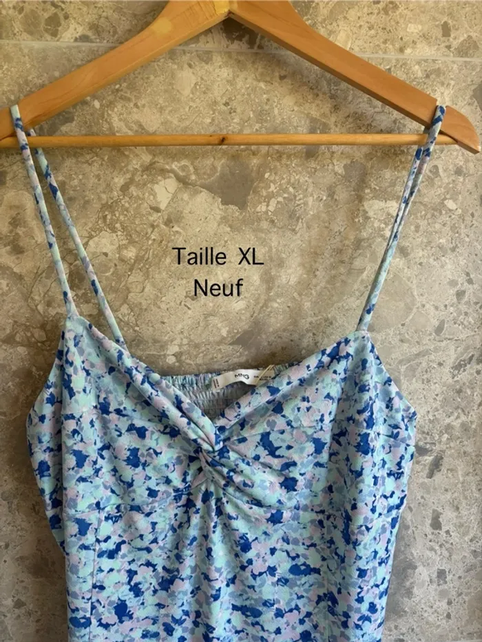 Robe courte imprimée fleurs Mango - photo numéro 2