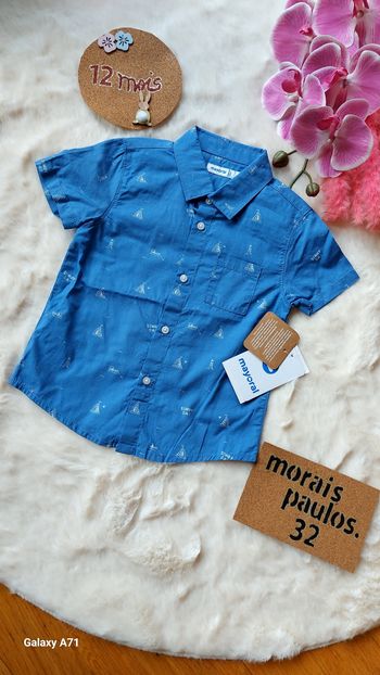 Chemise bateaux taille 12 mois mayoral NEUF