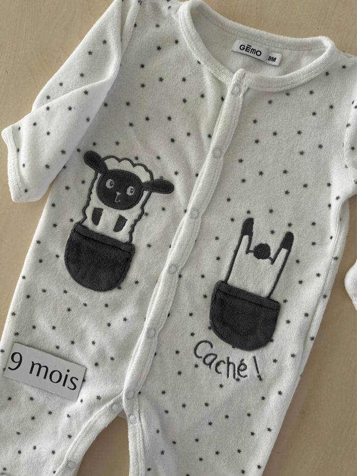 Pyjama gémo 9 mois 71 cm - photo numéro 3